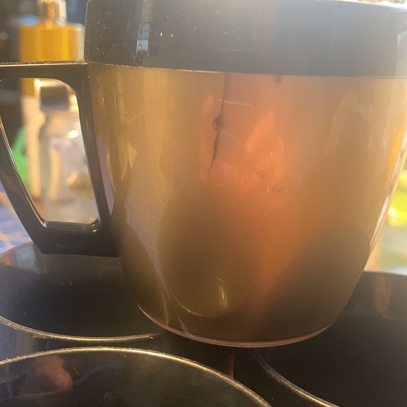 Thermo Serv MCM coffee cups set of 4 - Picture 3 of 6